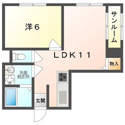 日乃出マンションの物件間取画像